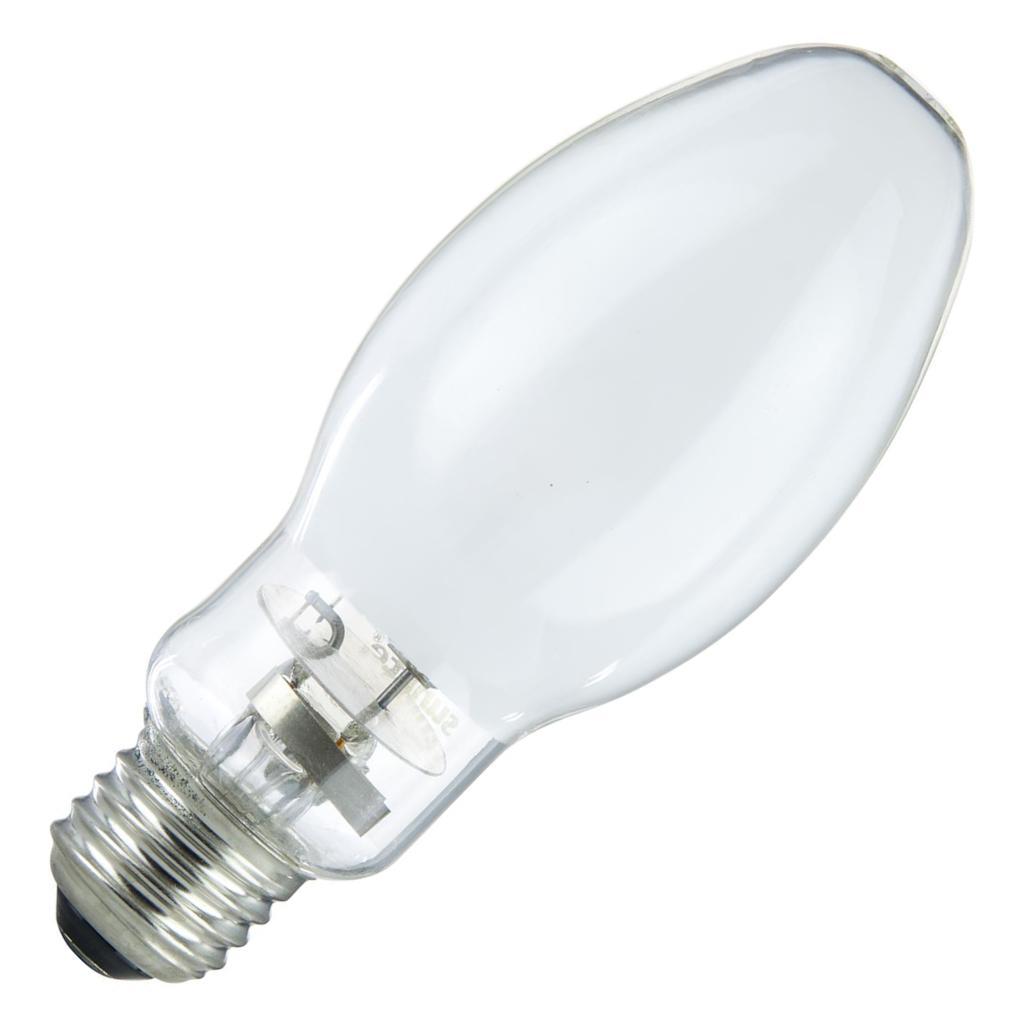 100 watt ED17 Medium Screw (E26) Base Frosted 4000K Cool White Metal Halide Light Bulb 1