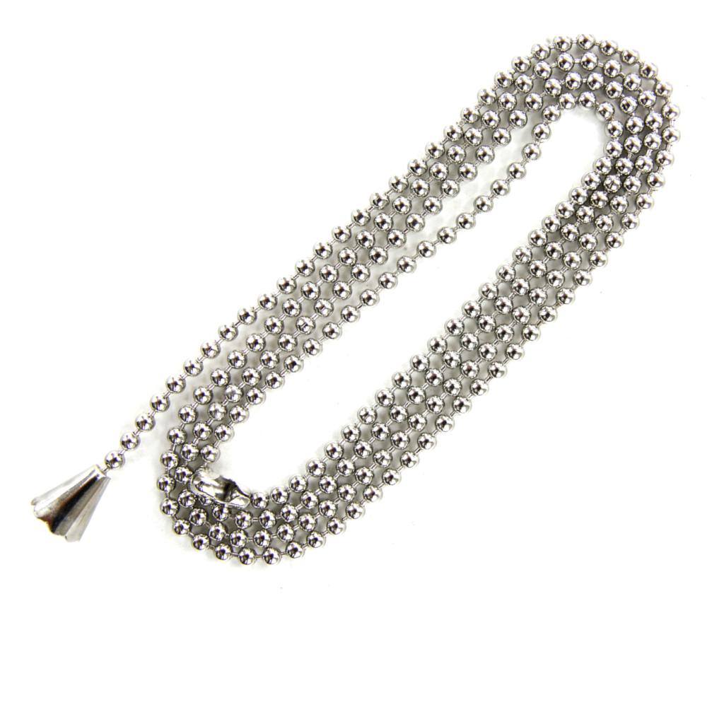 3' Nickel Beaded Pull Chain 1