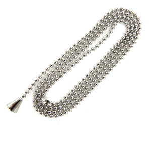 3' Nickel Beaded Pull Chain 1