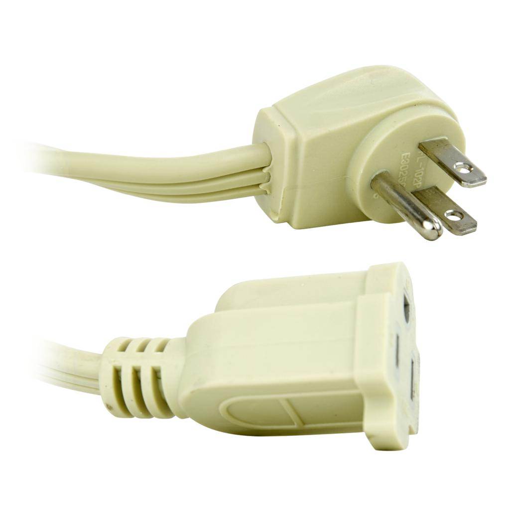 12' Beige  Heavy Duty  Appliance Extension Cord 1