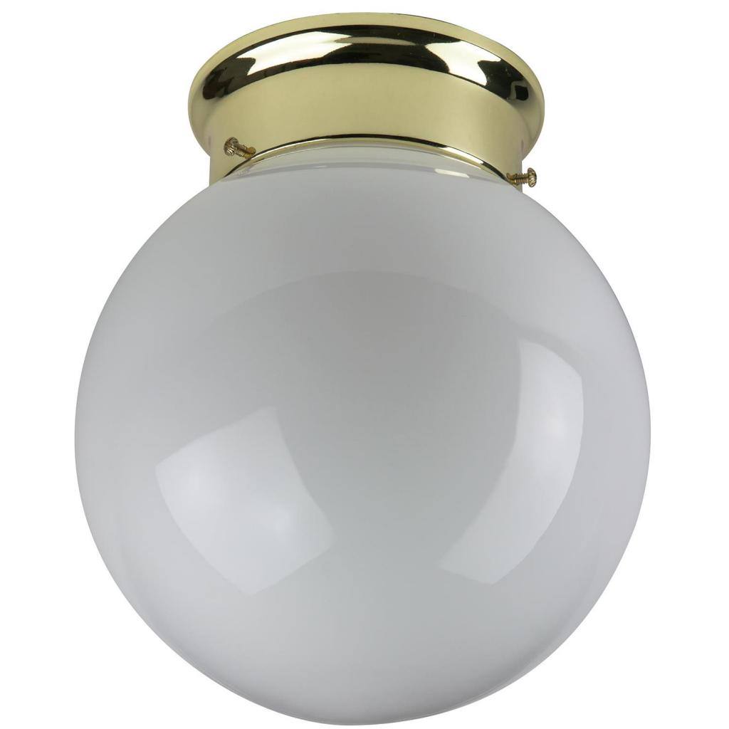 1 Lamp 100 watt 120 volt Polished Brass LED Light Fixture 1