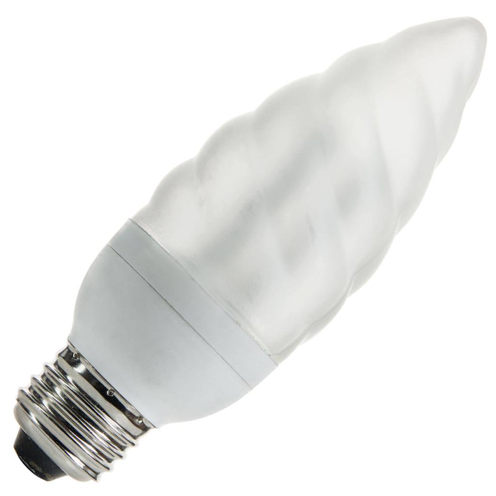 7 watt 120 volt B14 Medium Screw Base 2700 Warm White CFL 1