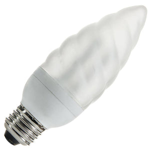 7 watt 120 volt B14 Medium Screw Base 2700 Warm White CFL 1