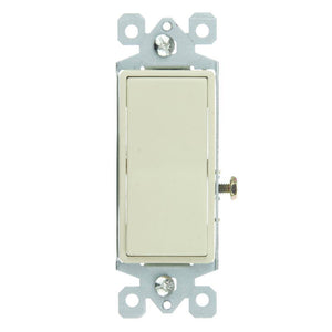Grounded On / Off Rocker Ivory Light Switch 1