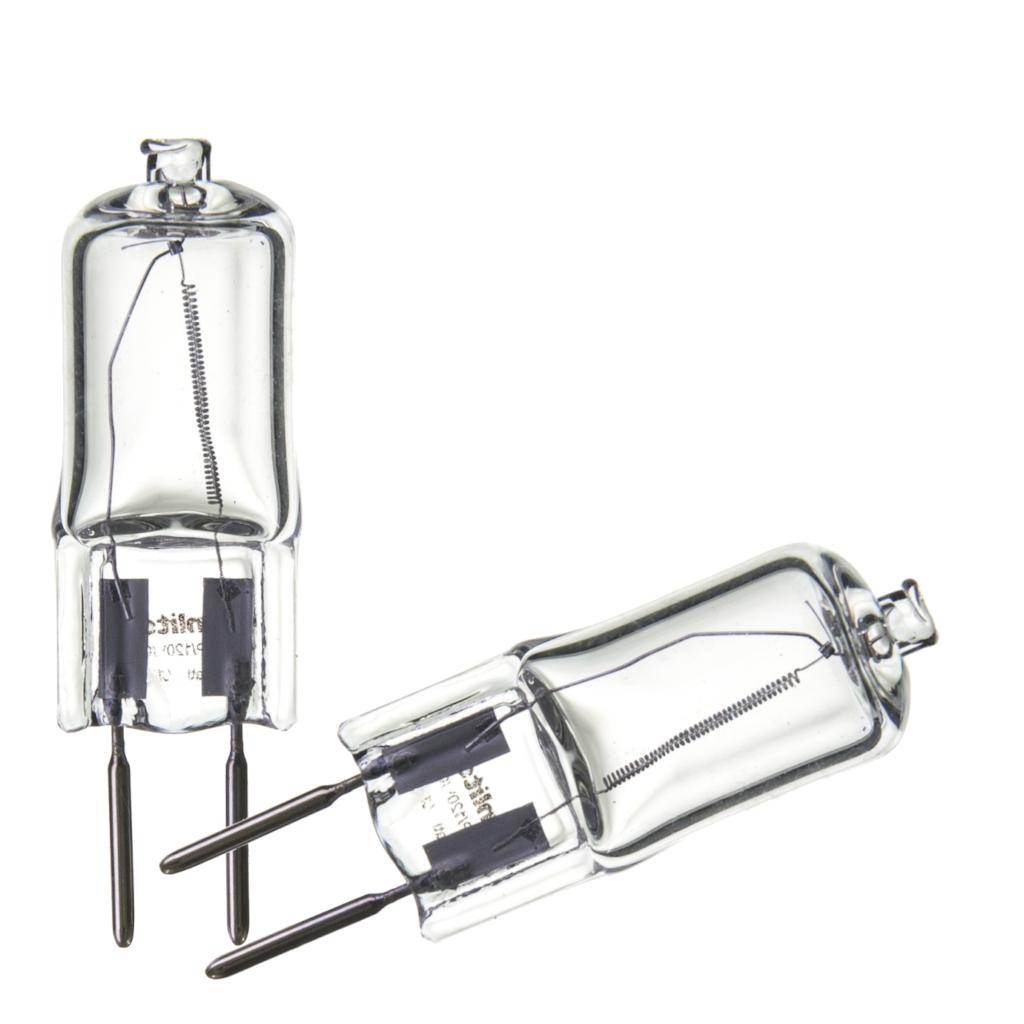 50 watt 24 volt T3.5 Bi-Pin Base 3200K Natural White Incandescent Light Bulb (2 pack) 1