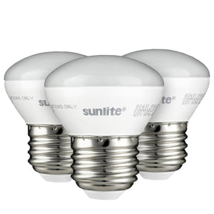 4 watt R14 Medium Screw Base 2700K Warm White LED Light Bulb (3 Pack) 1