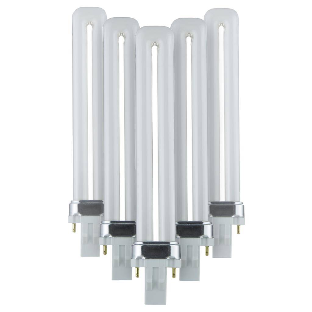 13 watt 120 volt PL 2-Pin Base 3000K Natural White Fluorescent CFL Light Bulb (10 Pack) 1