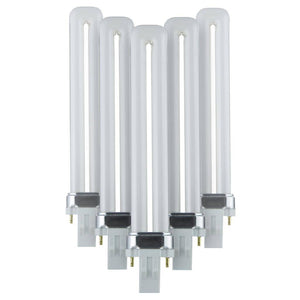 13 watt 120 volt PL 2-Pin Base 4100K Cool White Fluorescent CFL Light Bulb (10 Pack) 1