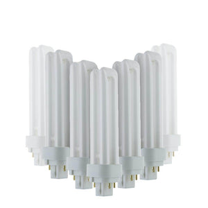 18 watt 120 volt PLD 4-Pin Base 6500K Daylight Twin Tube Fluorescent Bulb (10 Pack) 1