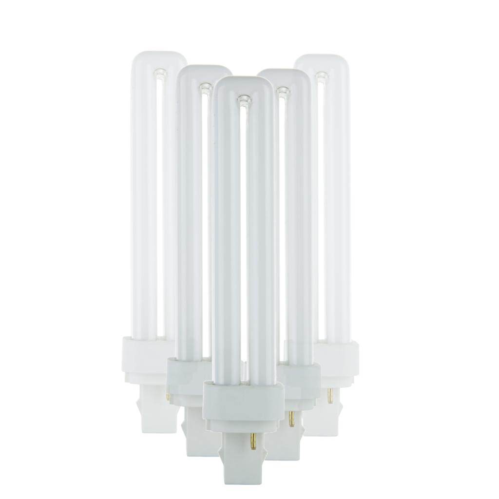 26 watt 120 volt PLD 2-Pin Base 3000K Natural White Fluorescent Light Bulb (10 Pack) 1