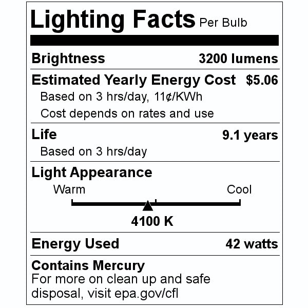 42 watt PLT 4-Pin Base 4100K Cool White CFL (10 Pack) 2