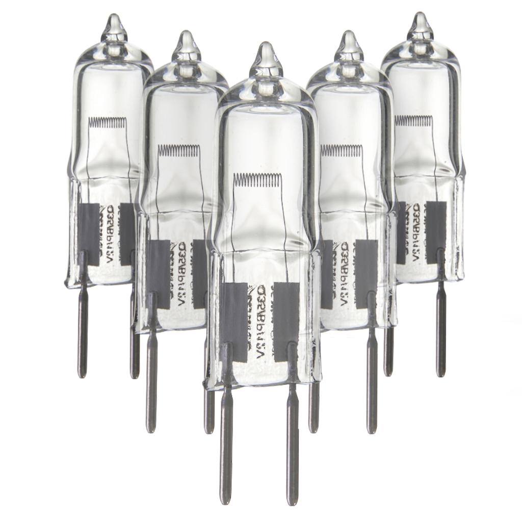 35 watt 12 volt T3.5 Bi-Pin Base 3200K Natural White Halogen Incandescent Light Bulb (12 Pack) 1