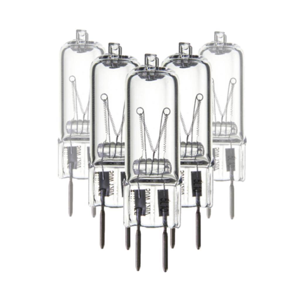 50 watt 120 volt T3.5 Bi-Pin Base 3200K Natural White Clear Incandescent Light Bulb (12 Pack) 1