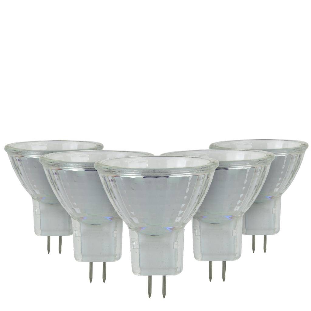 10 watt MR11 Bi-Pin Base 3200K Natural White Mini Reflector  Halogen Light Bulb (6 Pack) 1