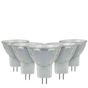 10 watt MR11 Bi-Pin Base 3200K Natural White Mini Reflector  Halogen Light Bulb (6 Pack) 1