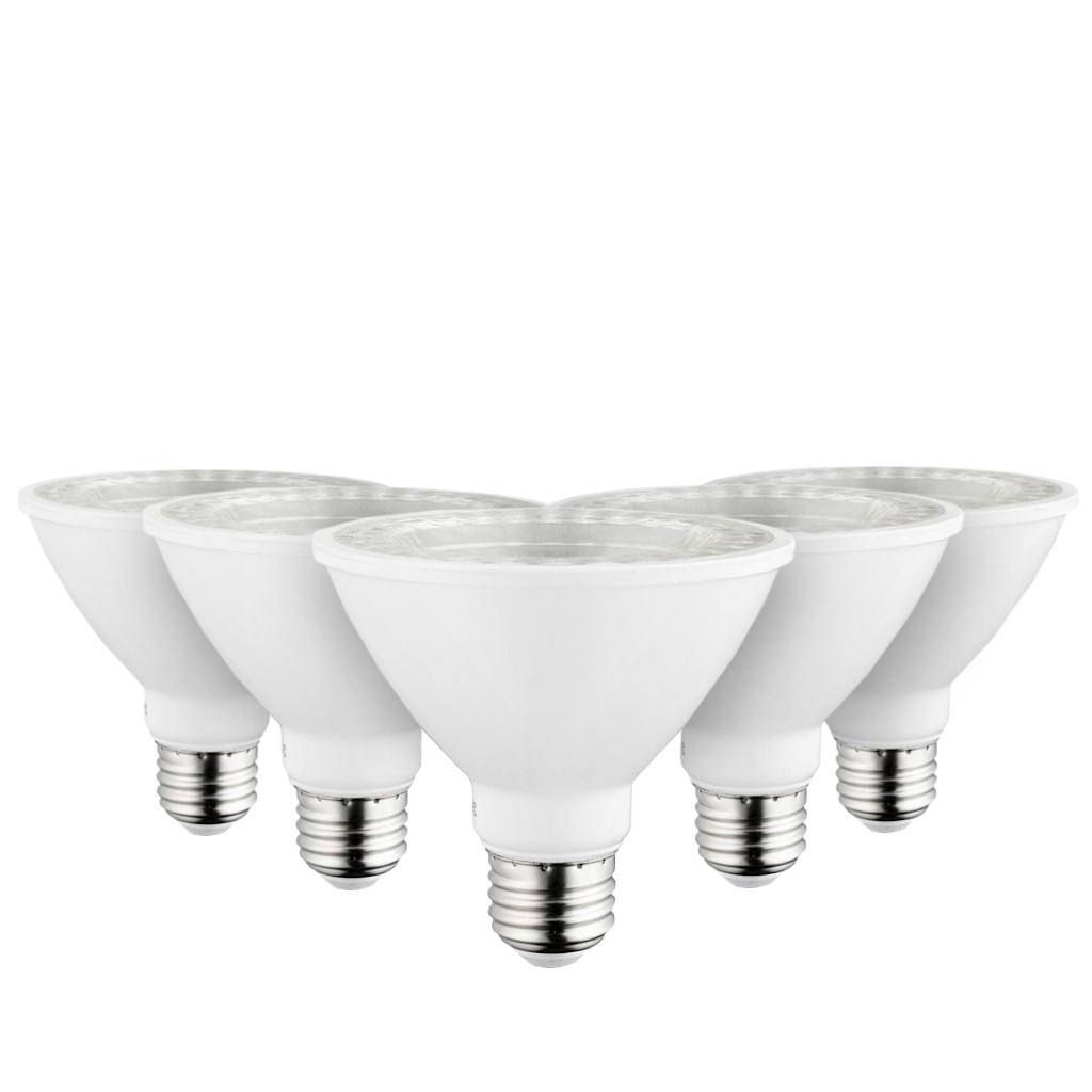 10 watt 120 volt PAR30 Medium Screw Base 4000K Cool White LED Light Bulb (6 Pack) 1