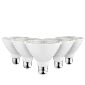10 watt 120 volt PAR30 Medium Screw Base 4000K Cool White LED Light Bulb (6 Pack) 1