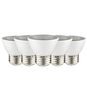 7 watt 120 volt MR16 Medium Screw Base 5000K Daylight LED Light Bulb (6 Pack) 1