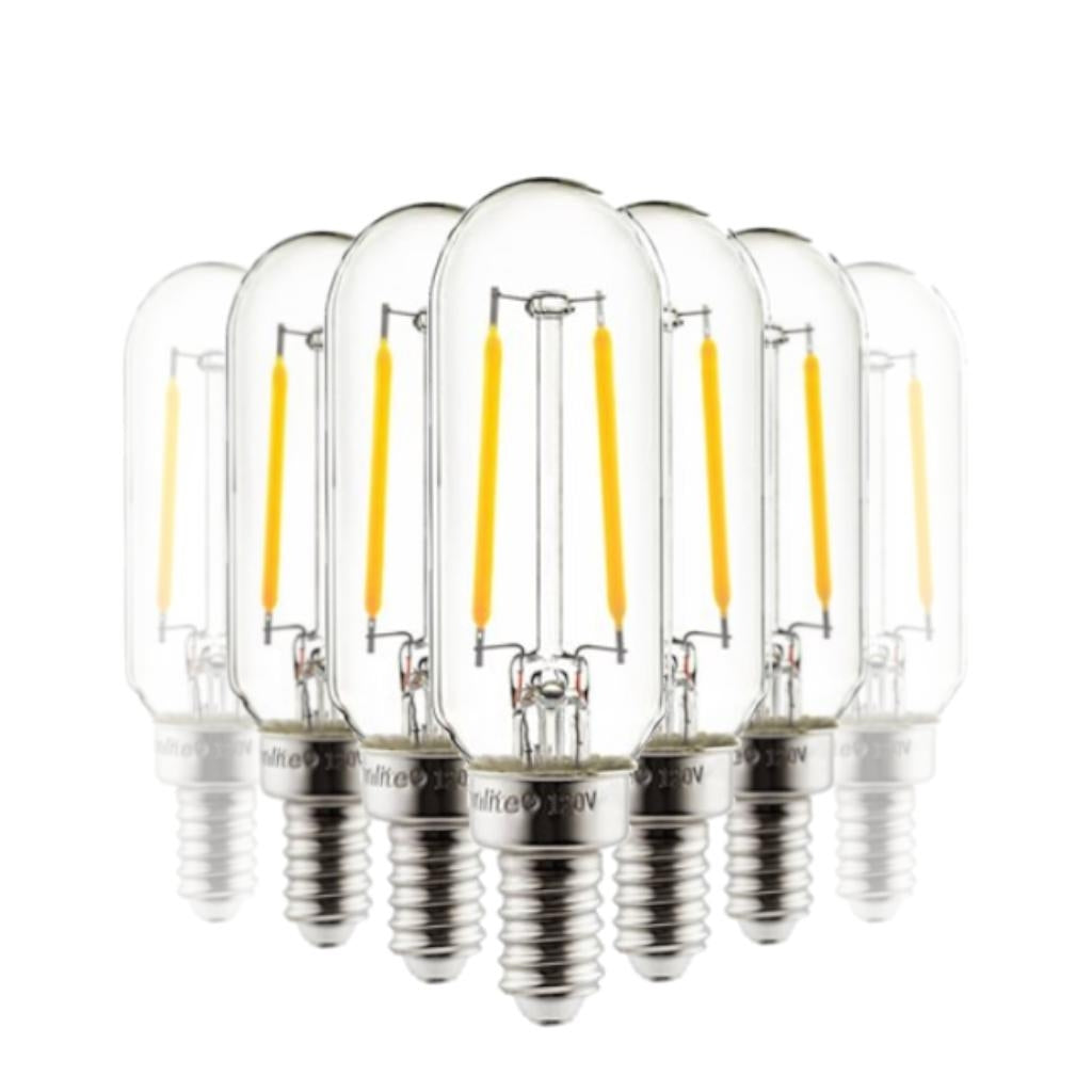 2 watt 120 volt Candelabra Screw Base 2700K Warm White Light Bulb (12 Pack) 1