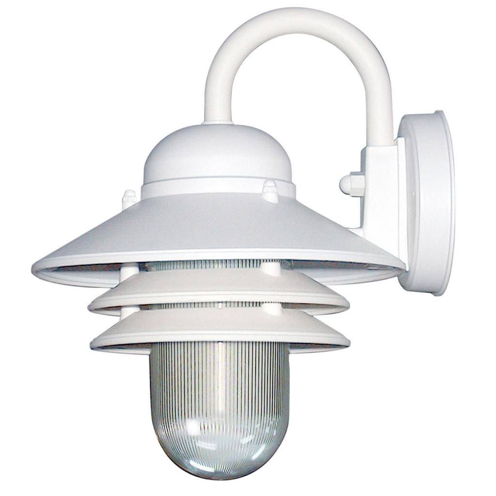 1 Lamp 120 volt White Fixture 1
