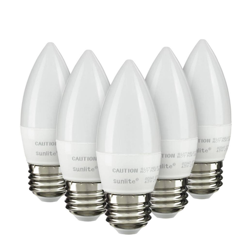 7 watt 120 volt B11 Medium Screw Base 2700K Warm White LED Light Bulb (6 Pack) 1