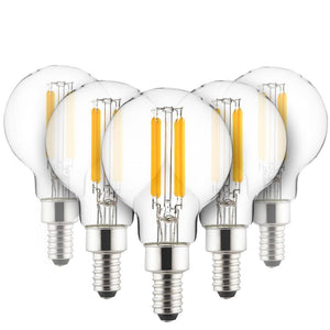 2.5 watt 120 volt G16.5 Candelabra Screw Base 5000K Daylight 1