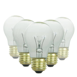 40 watt 120 volt A15 Medium Screw Base 2600K Warm White Clear Appliance Incandescent Light Bulb (12 Pack) 1