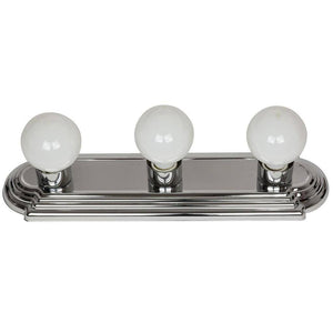 3 Light 60 watt 120 volt Chrome LED Wall Sconce 1
