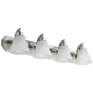 4 Light 100 watt 120 volt Brushed Nickel LED Wall Sconce 1
