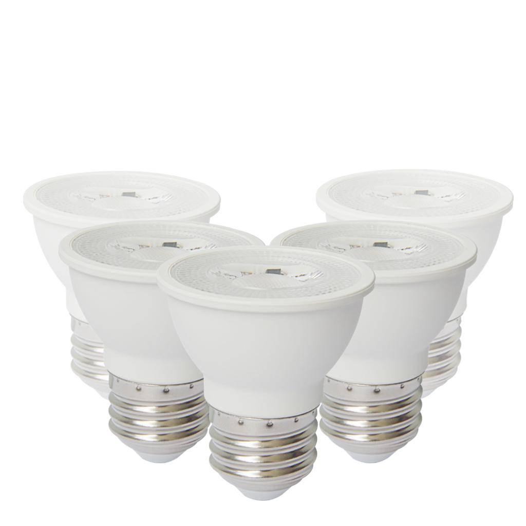 7 watt 120 volt MR16 Medium Screw Base 3000K Natural White LED Light Bulb (6 Pack) 1