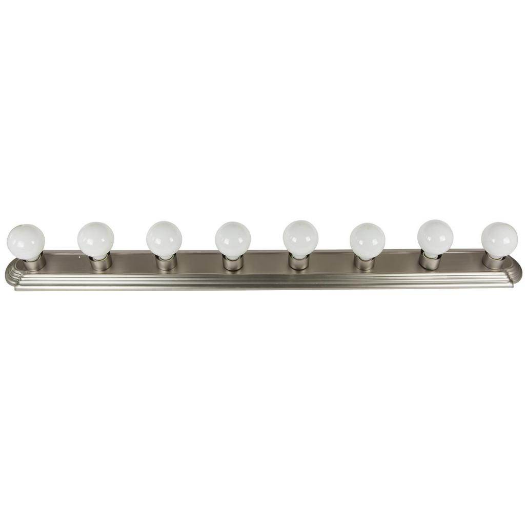 8 Light 60 watt 120 volt Brushed Nickel LED Wall Sconce 1