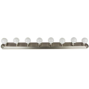 8 Light 60 watt 120 volt Brushed Nickel LED Wall Sconce 1
