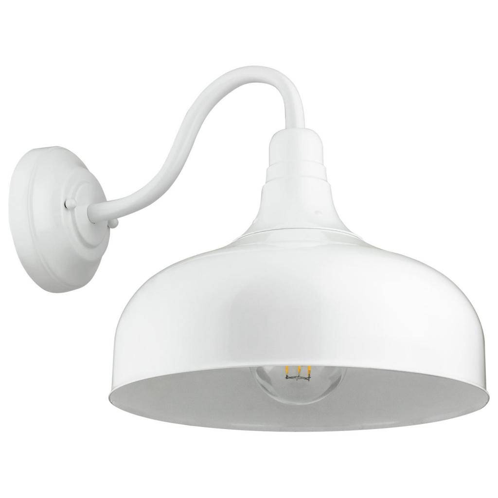 1 Lamp 60 watt 120 volt White Fixture 1