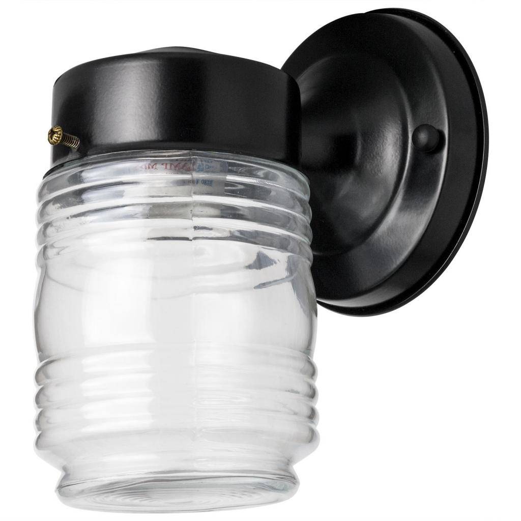 1 Lamp 100 watt 120 volt Black Fixture 1