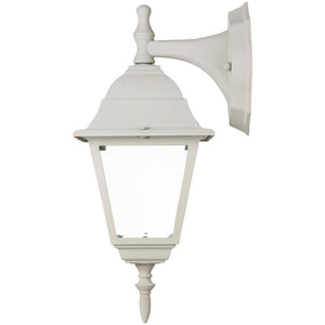 1 Lamp 60 watt 120 volt White Fixture 1