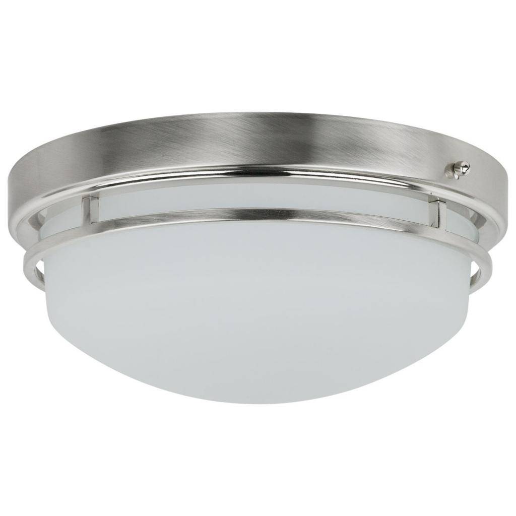 20 watt 100/277 volt 3000K Natural White Brushed Nickel LED Light Fixture 1