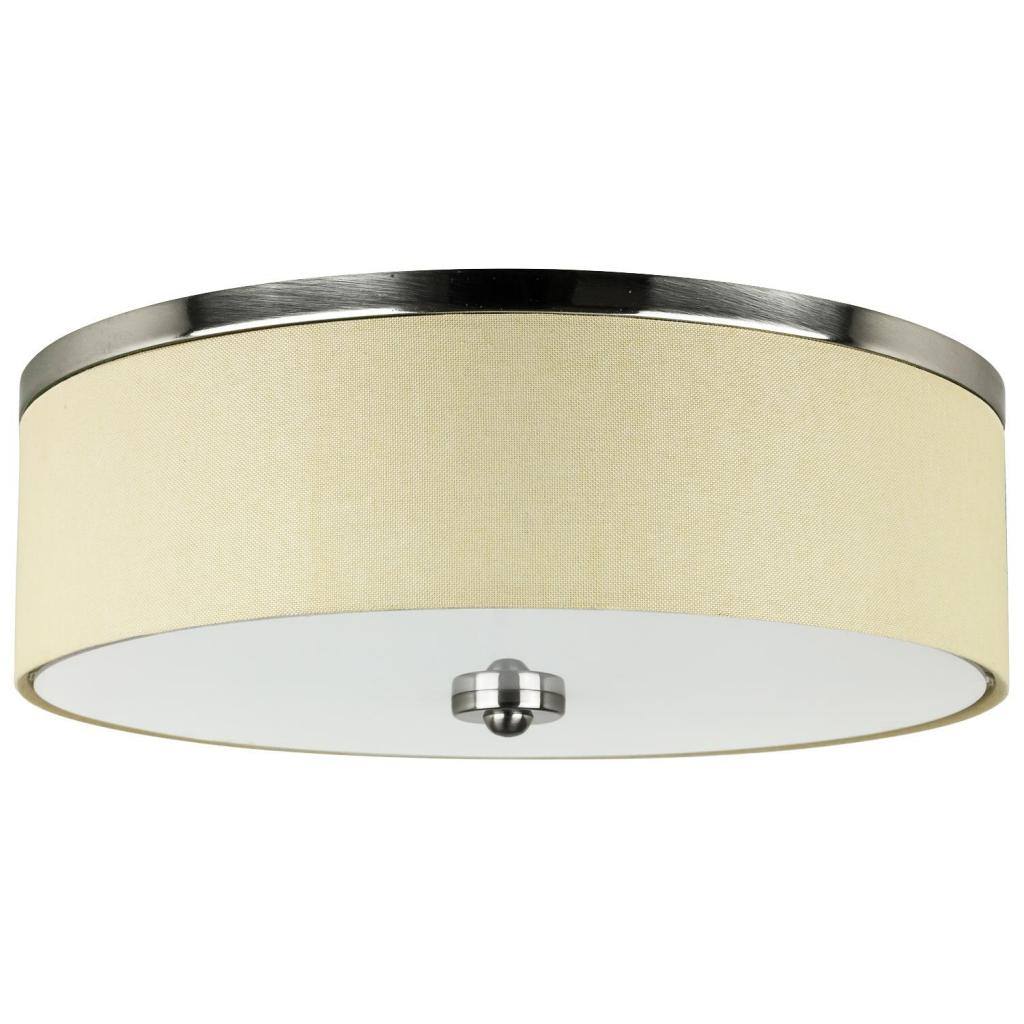 23 watt 120 volt 3000K Natural White Brushed Nickel LED Light Fixture 1