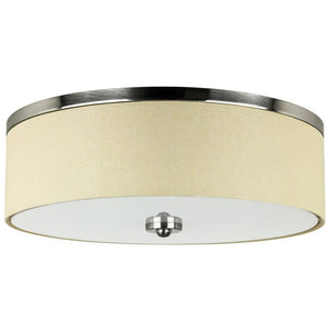 23 watt 120 volt 3000K Natural White Brushed Nickel LED Light Fixture 1
