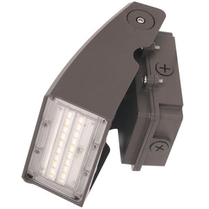 Selectable watt 120/347 volt CCT Selectable Dark Bronze Slim Profile LED Wallpack Light Fixture 1