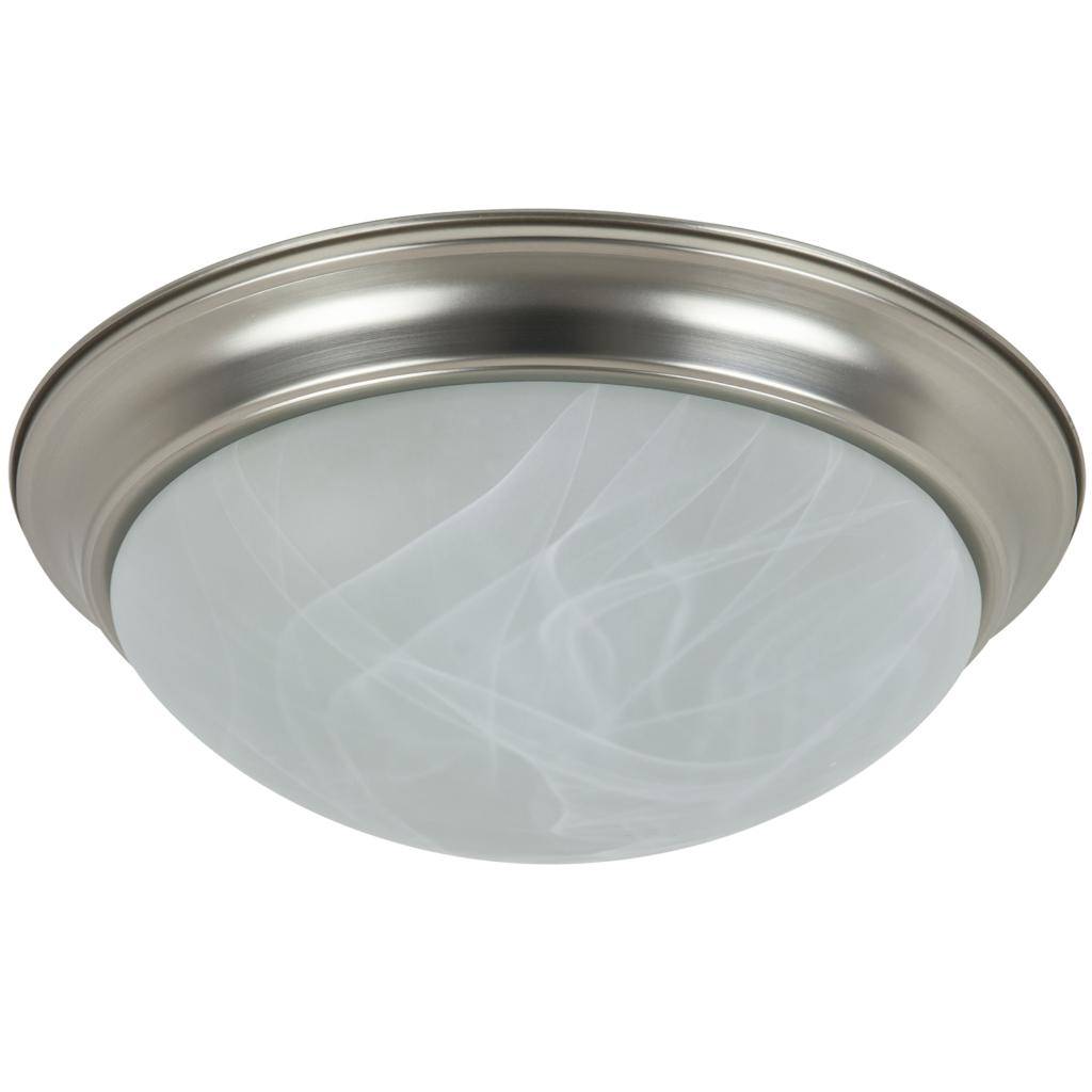 14" 17 watt 120 volt 5000K Daylight Brushed Nickel LED Ceiling Fixture 1