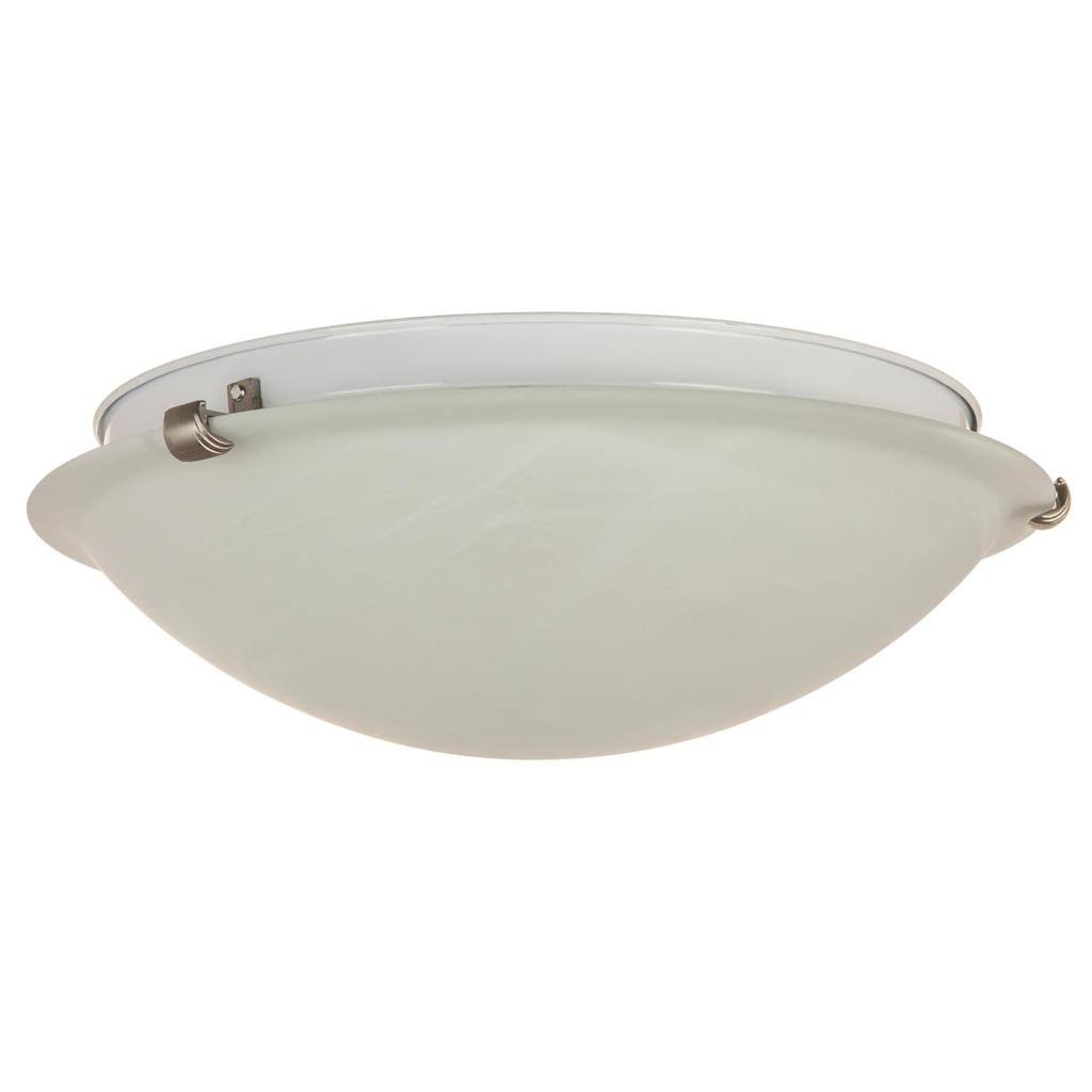 16" 30 watt 120 volt CCT Selectable Alabaster Glass LED Ceiling Fixtrue 1