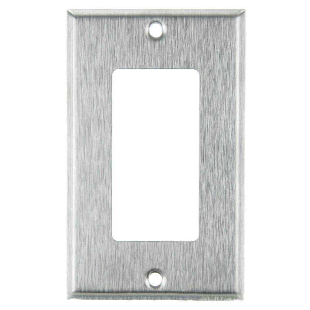 1-Gang Steel Decorative Wallplate 1