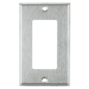 1-Gang Steel Decorative Wallplate 1