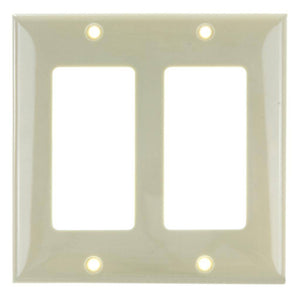 2-Gang Ivory Decorative Wallplate 1