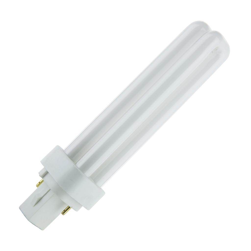18 watt PLD 2-Pin (G24d-2) Base 3500K Natural White CFL 1