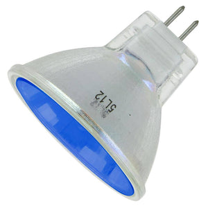20 watt 12 volt MR11 Bi-Pin (GU4) Base Blue Reflector Spot Light 1