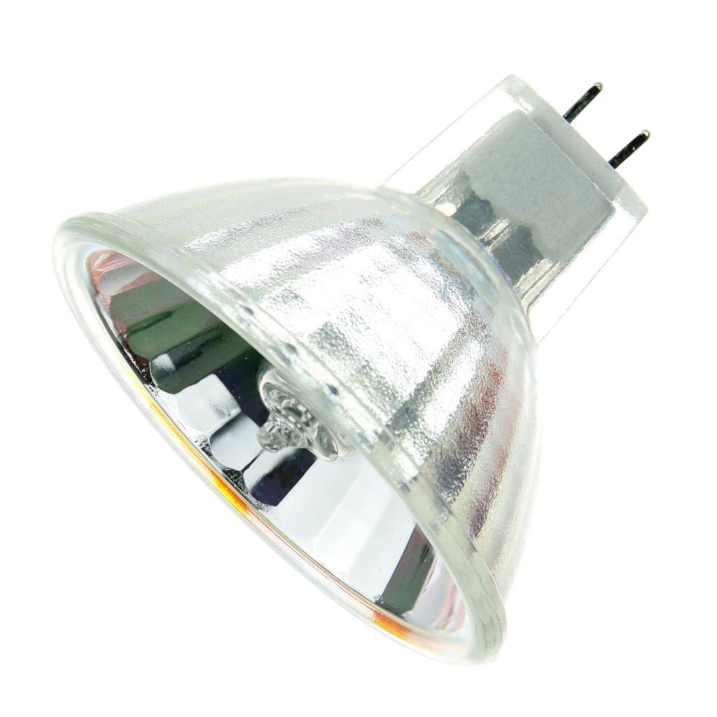 80 watt MR16 2-Pin Base 3000K Natural White Clear Incandescent Projector Light Bulb 1