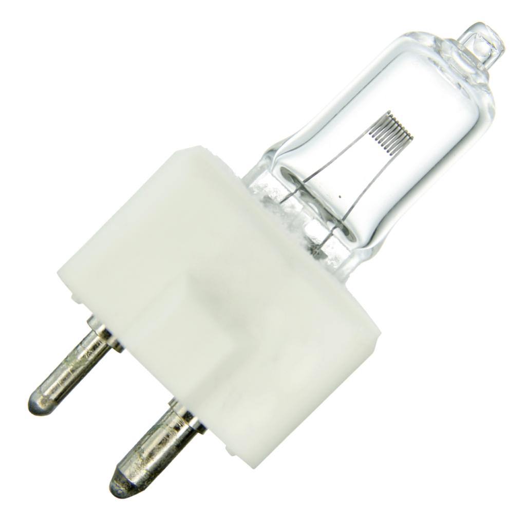 100 watt 12 volt - T3.5 2-Pin Base 3000K Natural White Clear Incandescent Projector Light Bulb 1