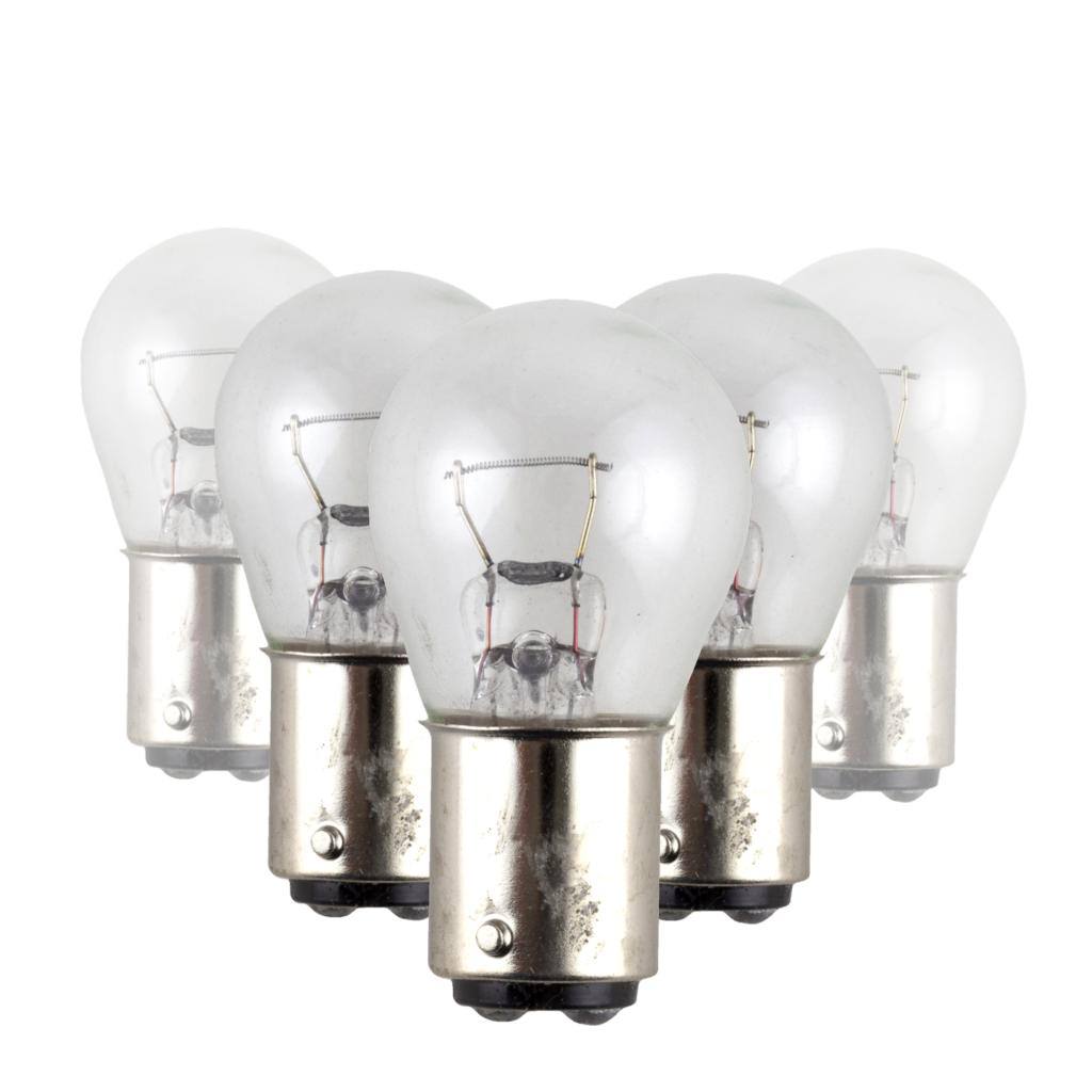 6.4 volt S8 DC Double Contact Bayonet Base Incandescent Miniature / Automotive Light Bulb (10 Pack) 1