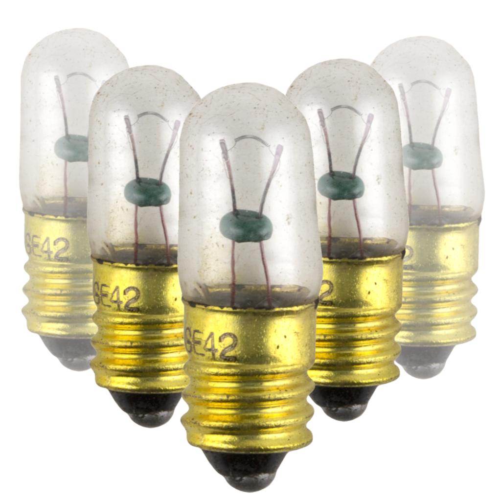 T3.25 3.2 volt Miniature Screw Base Incandescent Miniature / Automotive Light Bulb (10 Pack) 1